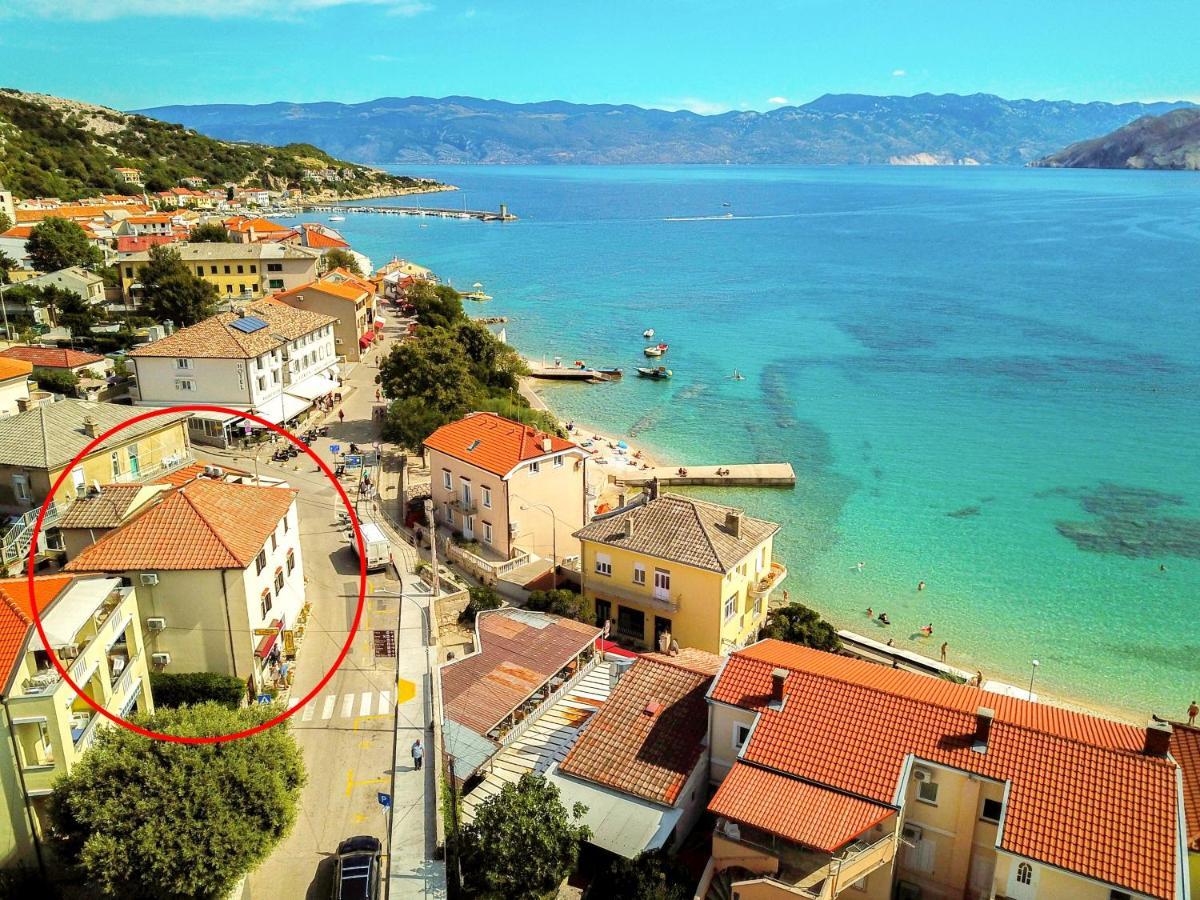 Apartments Marin With Sea View Baška Exteriér fotografie